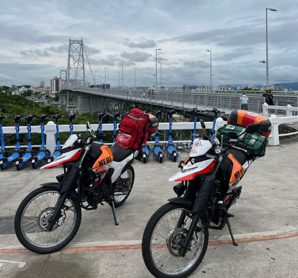 Motolâncias começam a operar em Florianópolis para agilizar atendimento de urgência e emergência