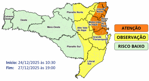 Calor intenso persiste em SC até sábado e eleva risco à saúde