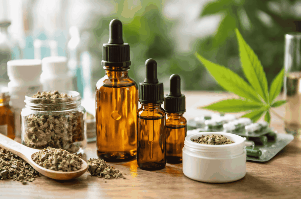 Anvisa amplia regras e facilita acesso à cannabis medicinal no Brasil. - Imagem gerada por I.A.