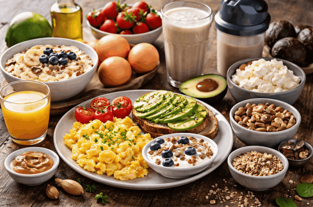 Café da manhã equilibrado pode acelerar o ganho de massa muscular