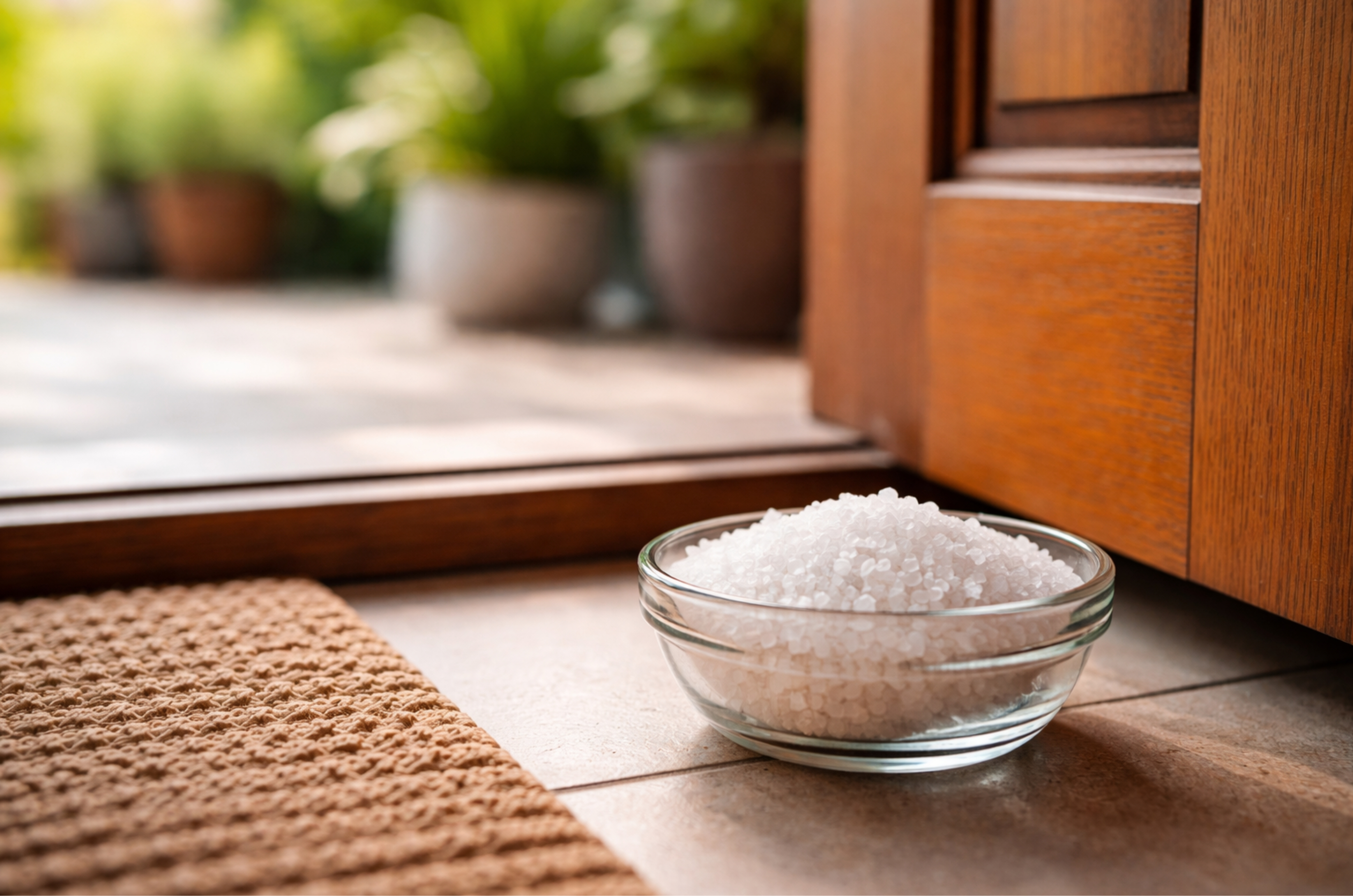 Colocar sal grosso na entrada da casa é proteção ou apenas simbolismo?