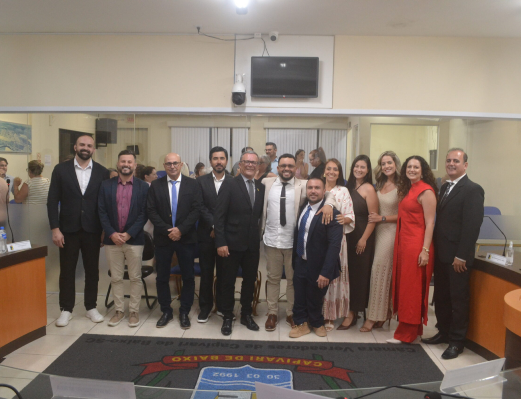 Josuel “Ted” assume presidência da Câmara de Capivari de Baixo