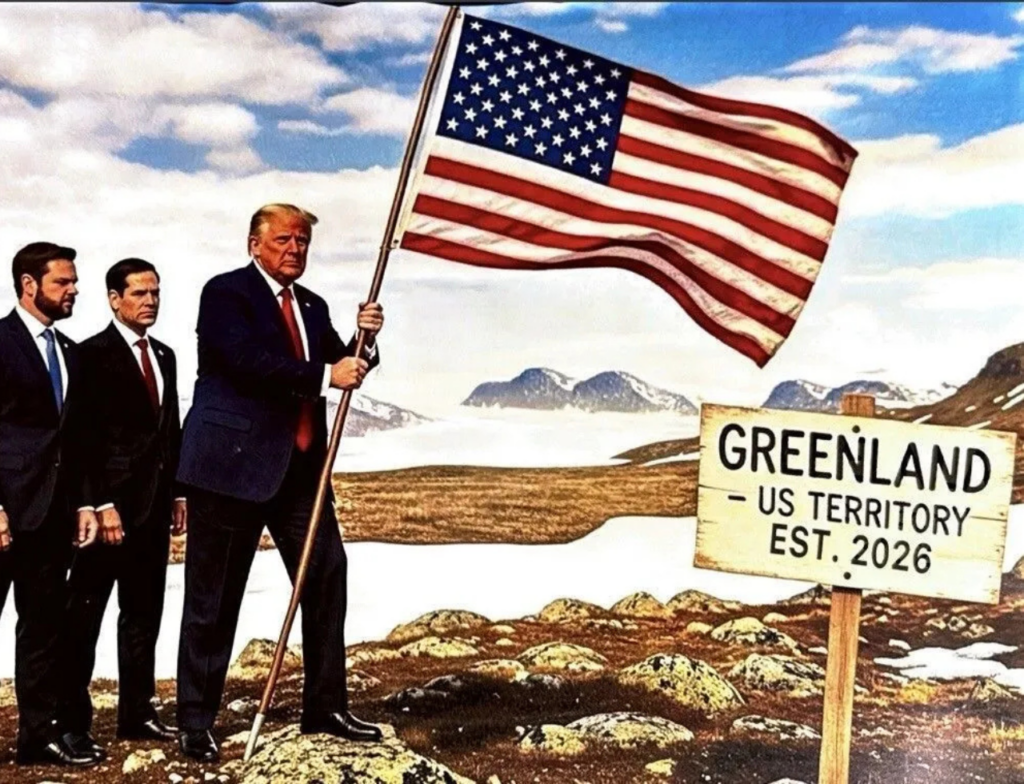 Trump publica imagens geradas por IA e volta a reivindicar a Groenlândia