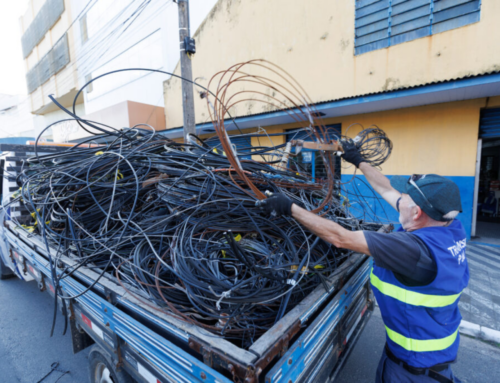 Mutirão de retirada de fios segue em Tubarão com ações em fevereiro