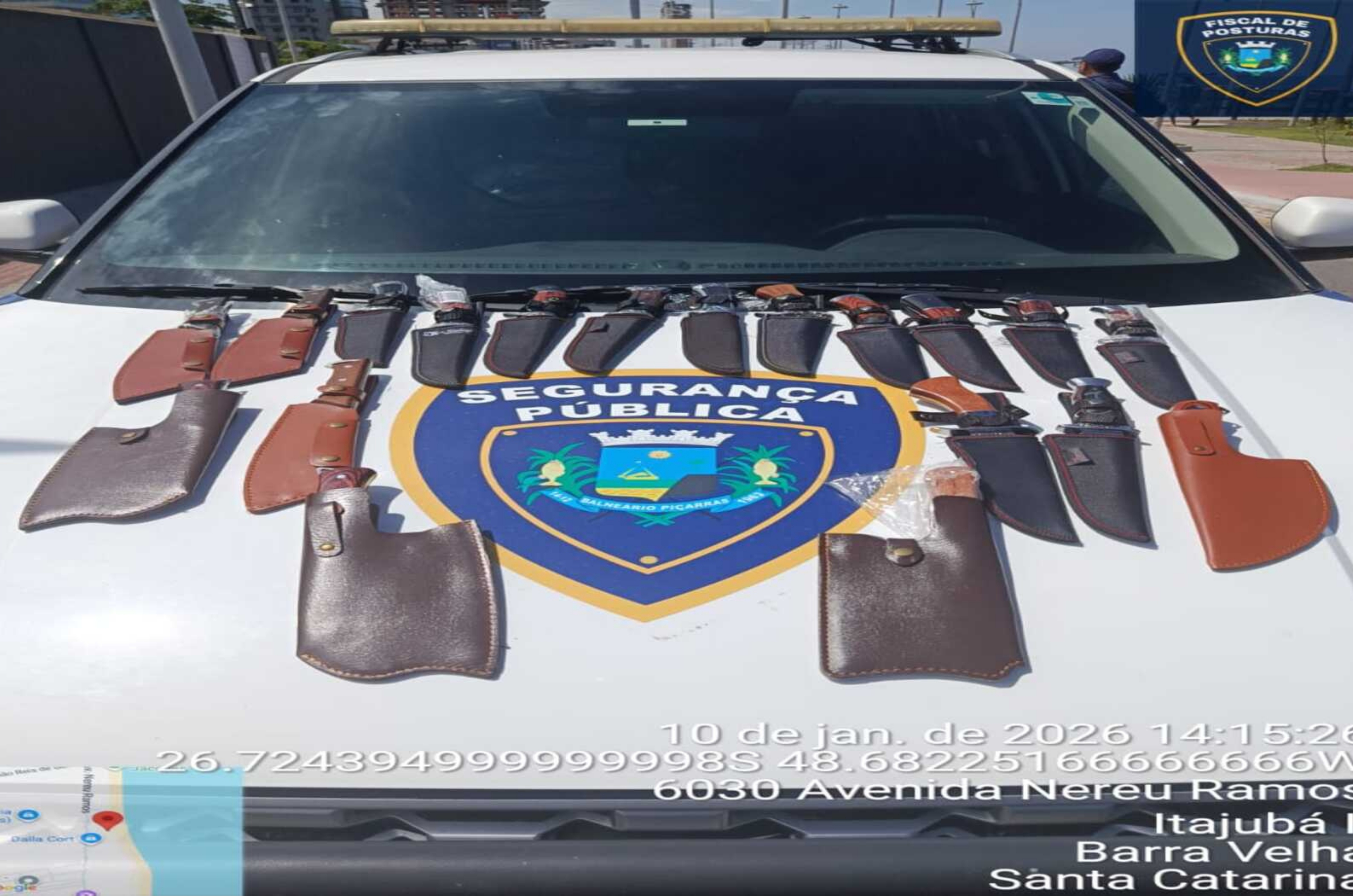 Fiscalização de verão em Balneário Piçarras já soma apreensões e notificações