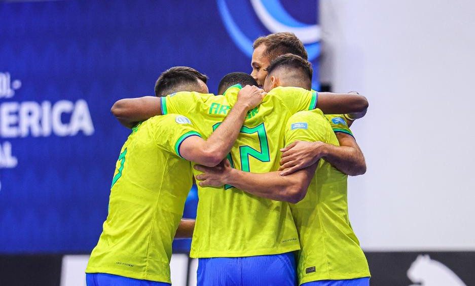 Brasil goleia Bolívia na segunda rodada da Copa América de Futsal
