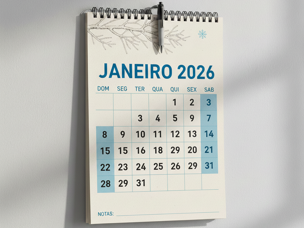 Governo divulga calendário de feriados e pontos facultativos de 2026