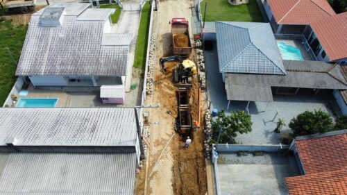 Obras ampliam abastecimento e esgoto em Santo Amaro da Imperatriz