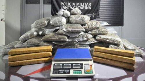 Polícia Militar apreende mais de 30 quilos de drogas em Florianópolis