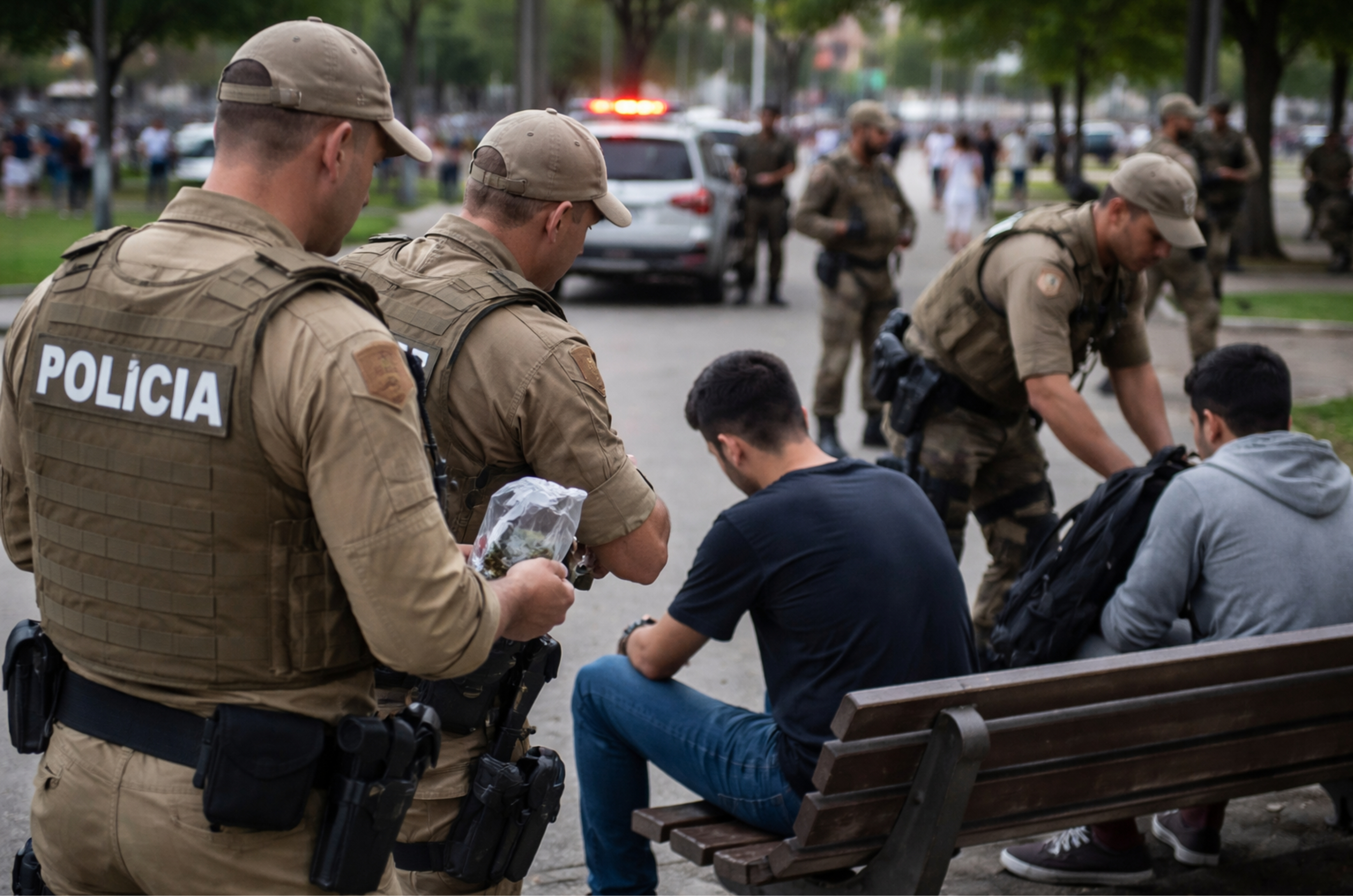 Polícia aplica mais de 4,7 mil multas por uso de drogas em locais públicos em Santa Catarina
