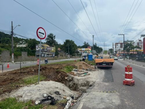 São José revitaliza drenagem da Avenida das Torres para evitar alagamentos