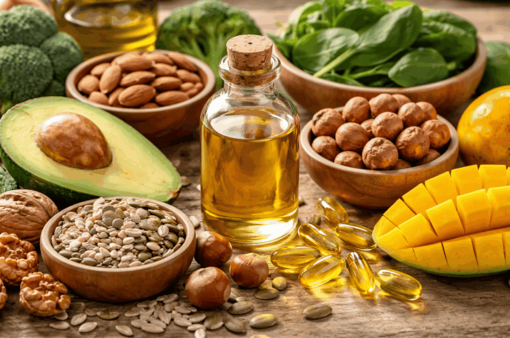 Vitamina E ganha destaque por ajudar a proteger a pele e o organismo