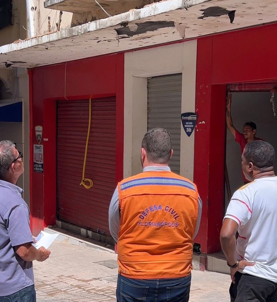 Marquises são alvos de vistorias preventivas no Centro de Florianópolis