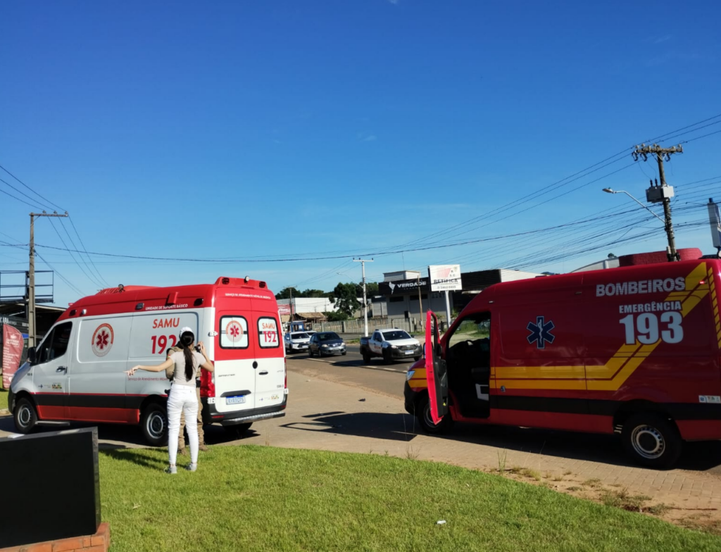 Motociclista sofre fratura exposta após colisão na SC-445, em Içara