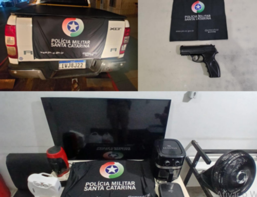 Homem é preso após roubo de caminhonete e perseguição no Sul de SC