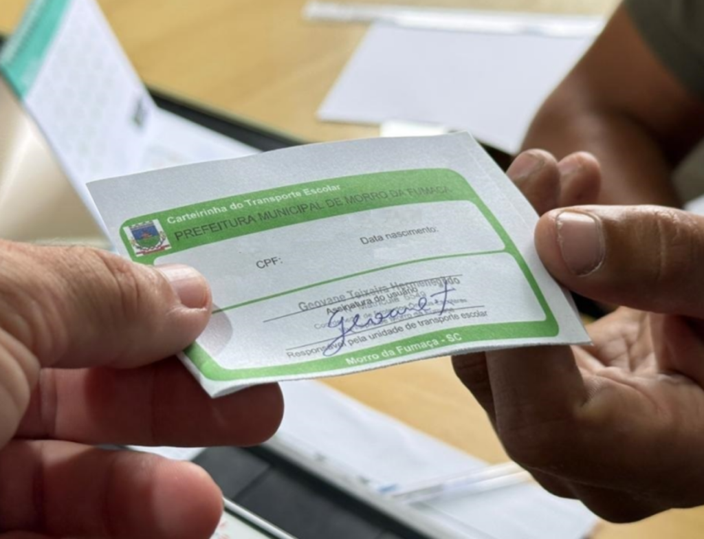 Secretaria de Educação inicia emissão de carteirinhas do transporte escolar