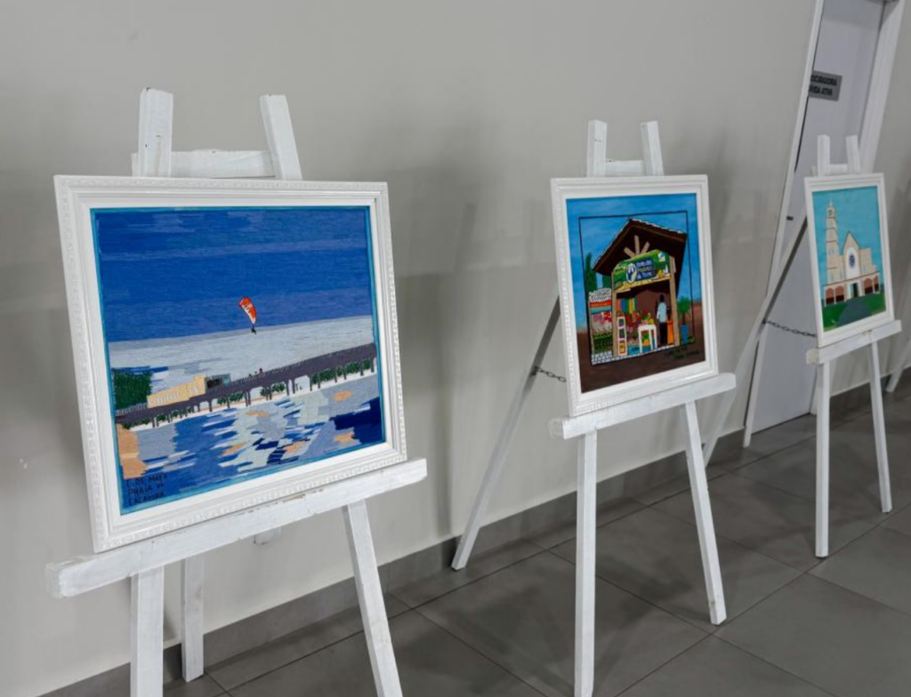 Exposição Arte na Tela valoriza bordados dos Clubes de Mães em Balneário Arroio do Silva