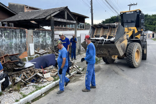 Novo mutirão de limpeza será promovido nesta semana em Itajaí
