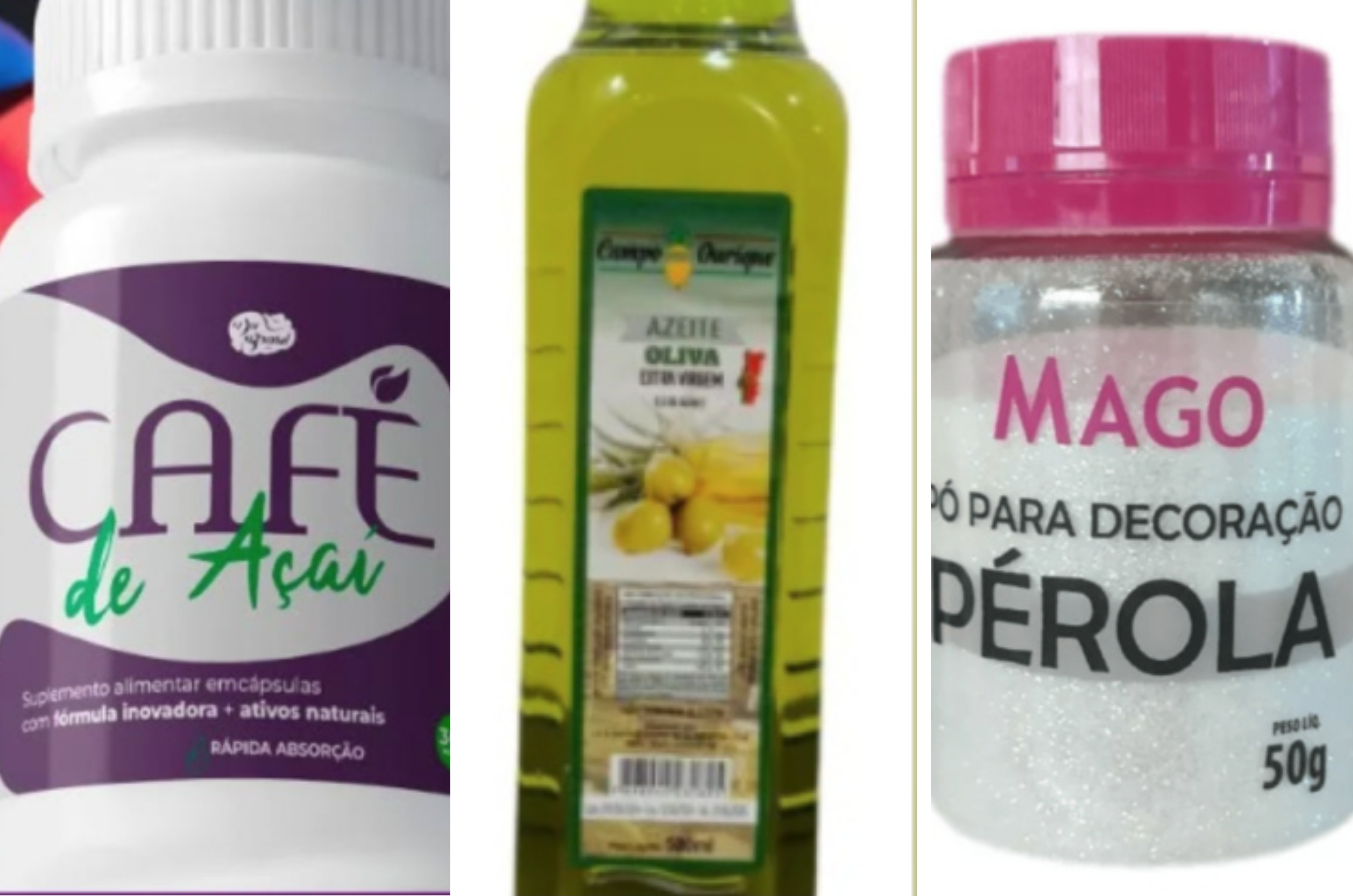 Anvisa proíbe suplemento alimentar e suspende azeite de oliva e glitters culinários