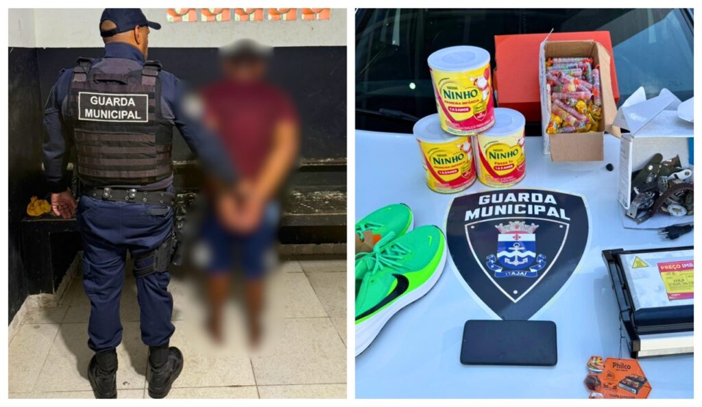 Suspeito é capturado escondido em barco no rio após furtar comércios no Centro de Itajaí