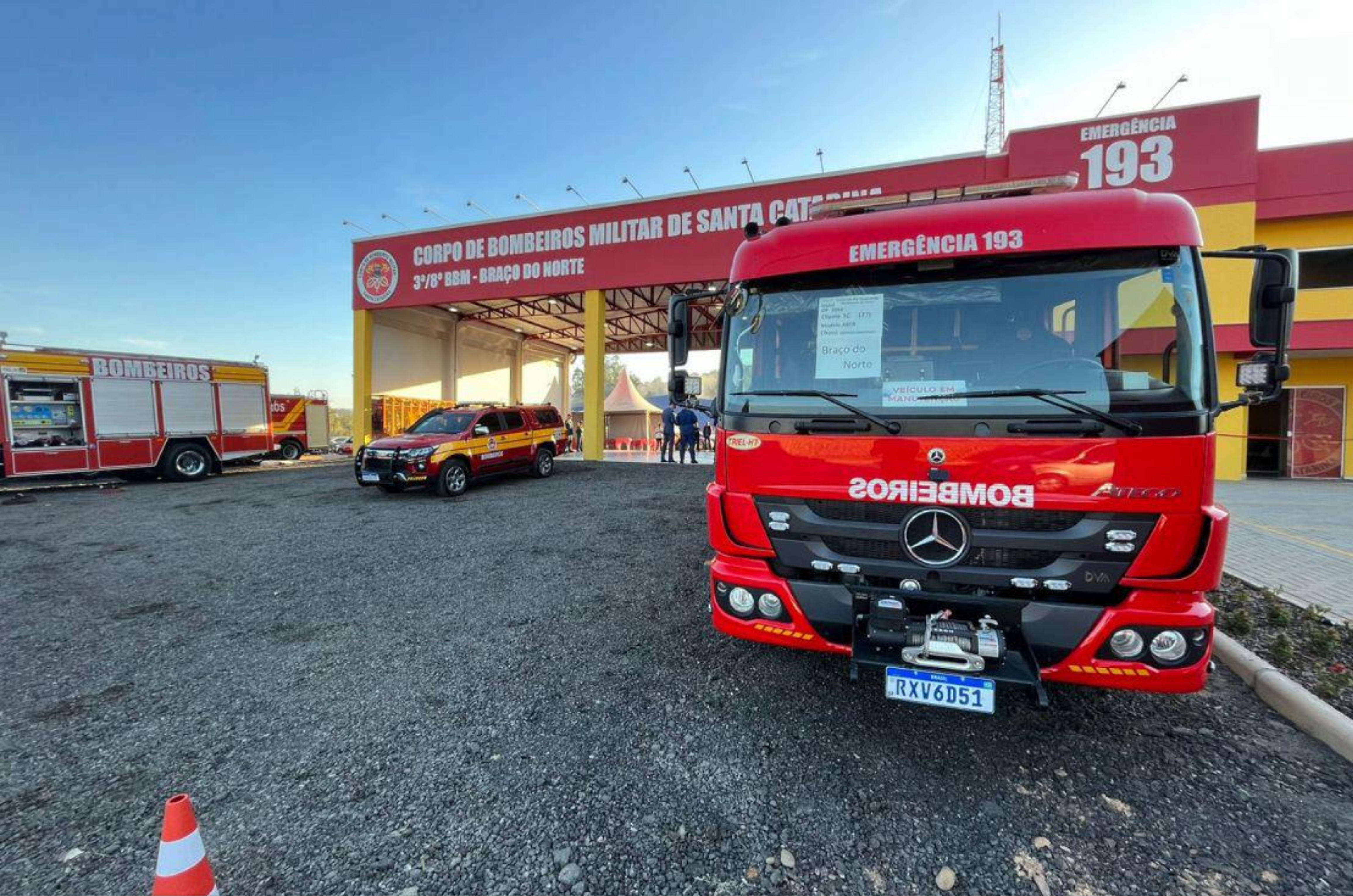 Bombeiros de Santa Catarina investem R$ 270 milhões no centenário