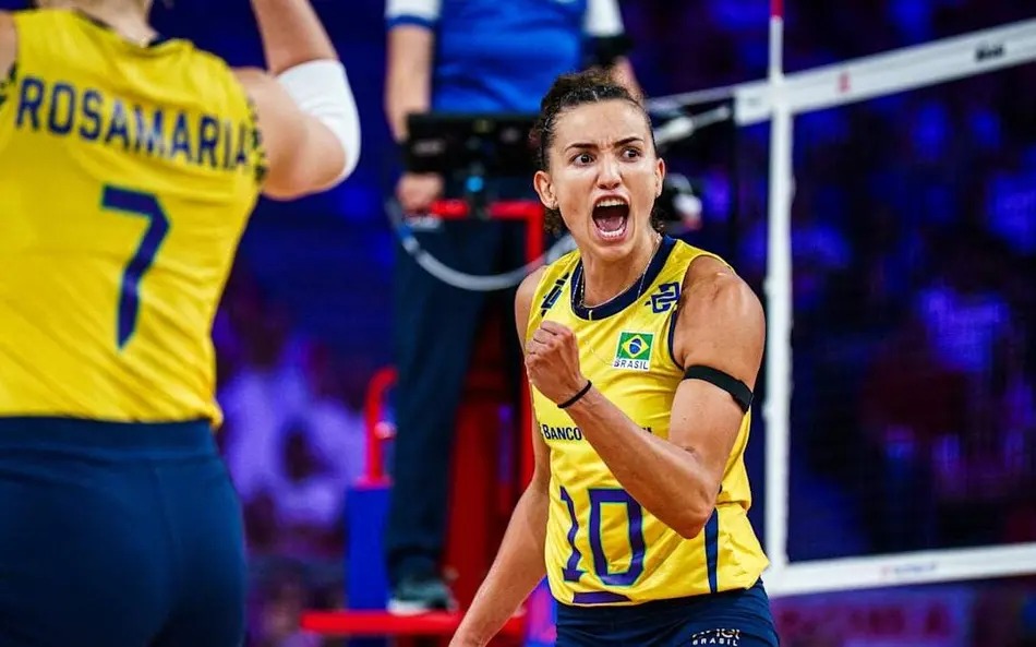 Brasil estreia contra a Holanda na VNL Feminina 2026