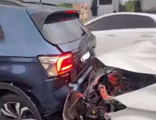 Chuva e acidentes travam trânsito na Grande Florianópolis