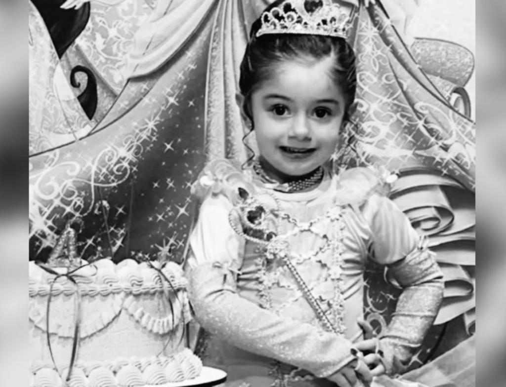 Menina de 4 anos morre após dias internada em Tubarão. Foto: Reprodução