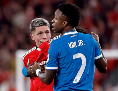 Uefa suspende Prestianni por ofensa a Vini Jr na Champions