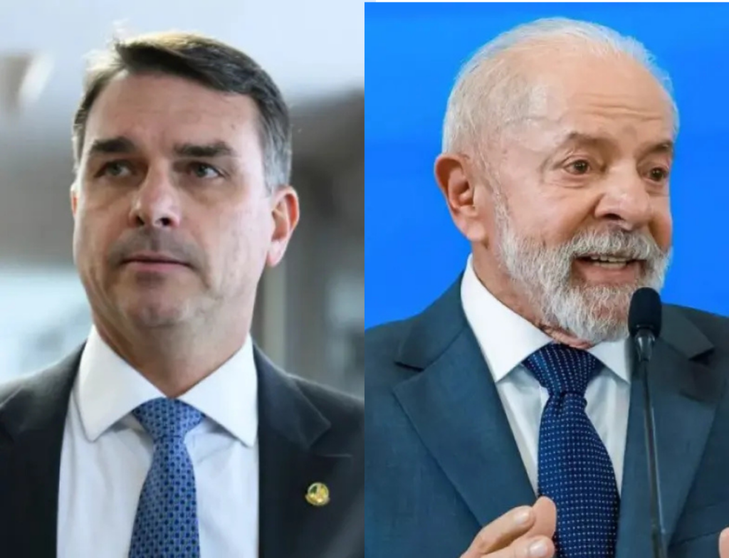 Flávio Bolsonaro empata com Lula em 2º turno, diz AtlasIntel