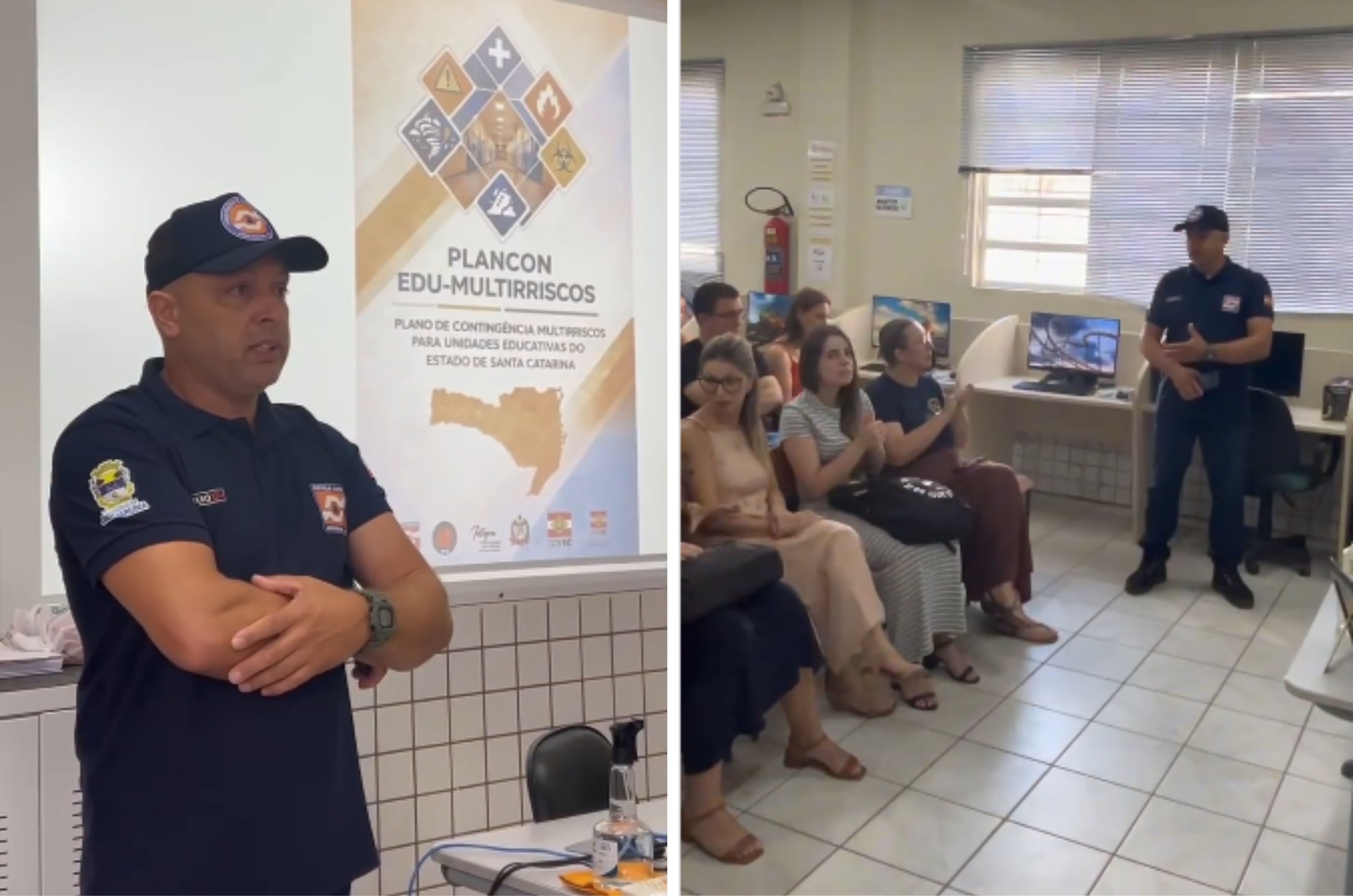 Defesa Civil inicia plano de emergência nas escolas de Jaguaruna