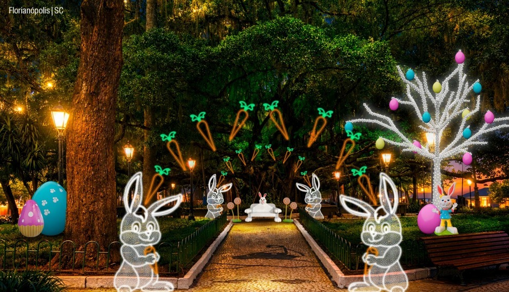 Florianópolis terá decoração especial para a Páscoa 2026