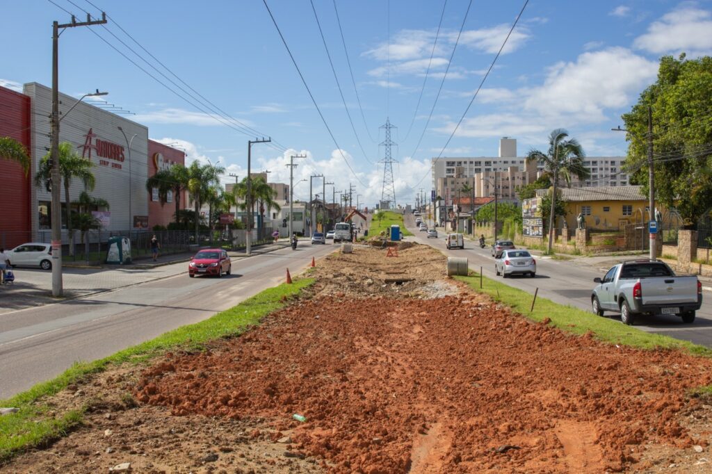 Obra na Avenida das Torres entra na fase final em São José