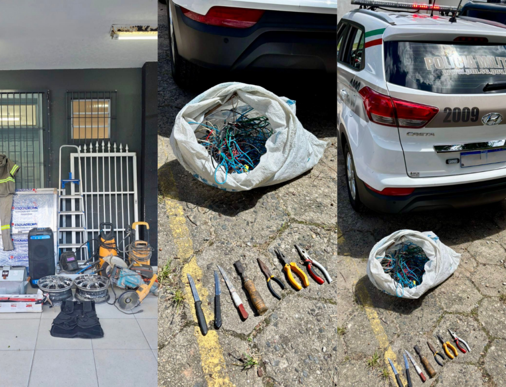 PM prende três por furto e receptação em Florianópolis