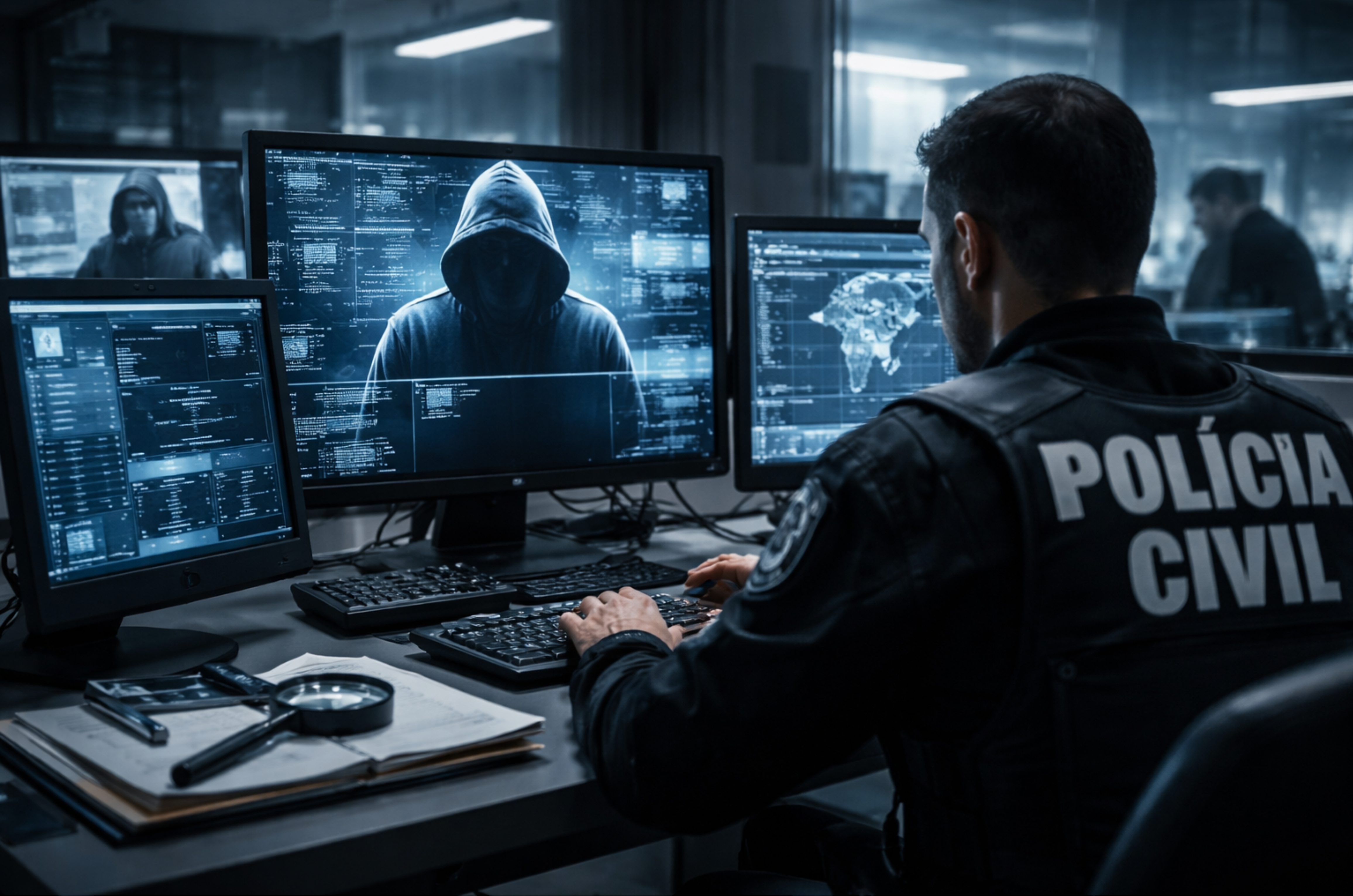 Polícia explica como rastreia golpistas virtuais em Santa Catarina