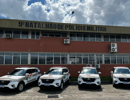 Polícia Militar realiza treinamento no Nações Shopping