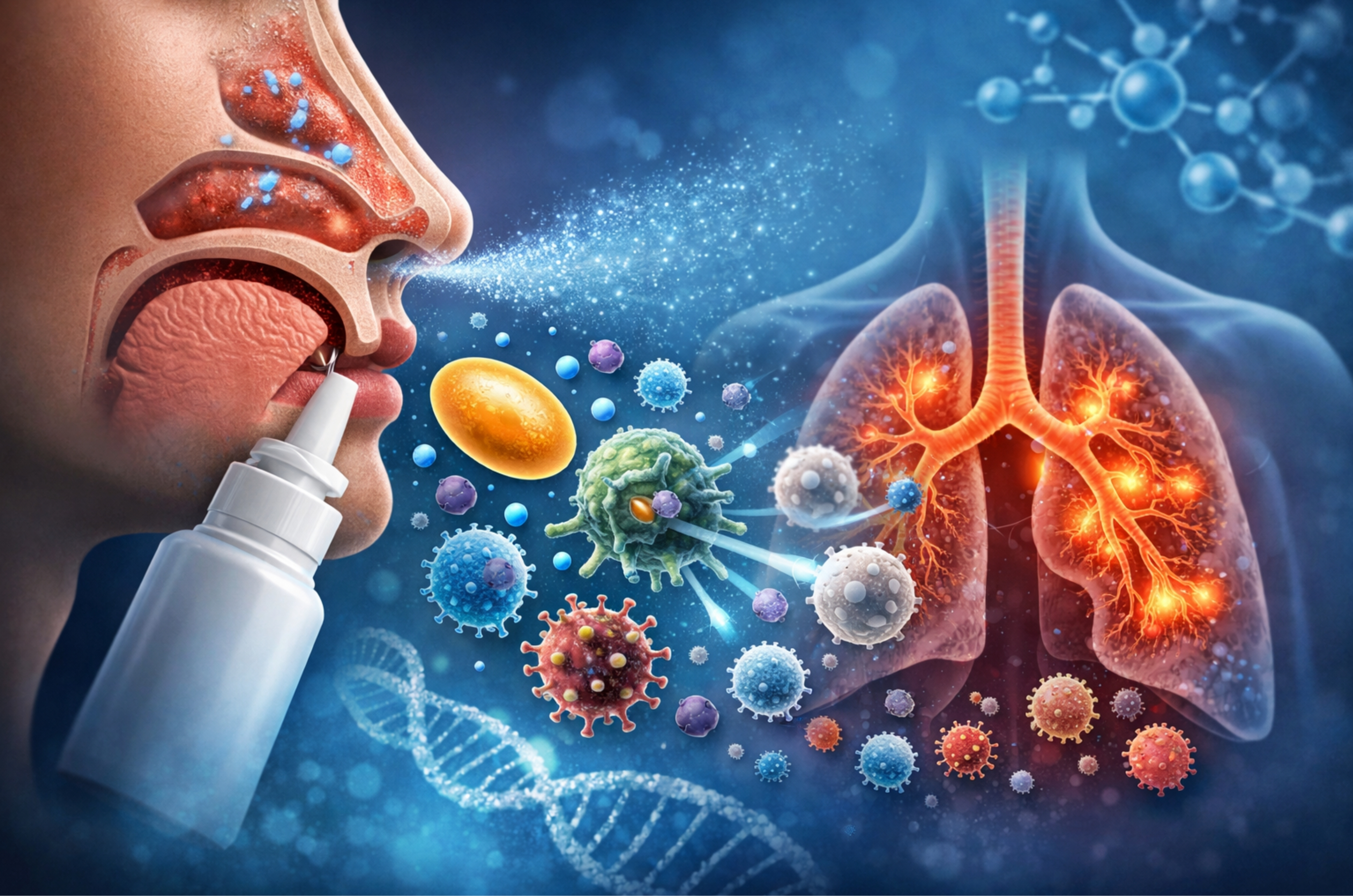 Spray nasal pode virar vacina universal contra vírus respiratórios