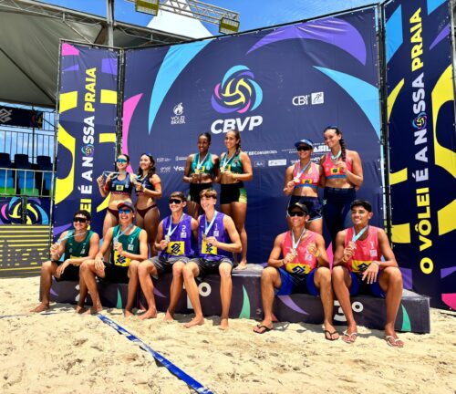 Dupla de Navegantes conquista bronze no Brasileiro de Vôlei de Praia Sub-19