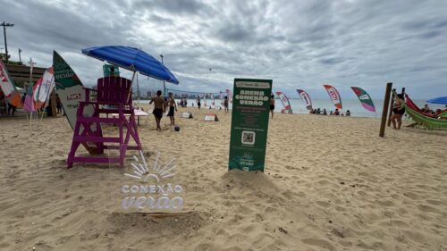 Praia de Penha recebe ação voltada ao lazer, esporte e bem-estar