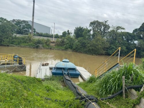 Dificuldade no tratamento da água pode prejudicar abastecimento em Itajaí e Navegantes