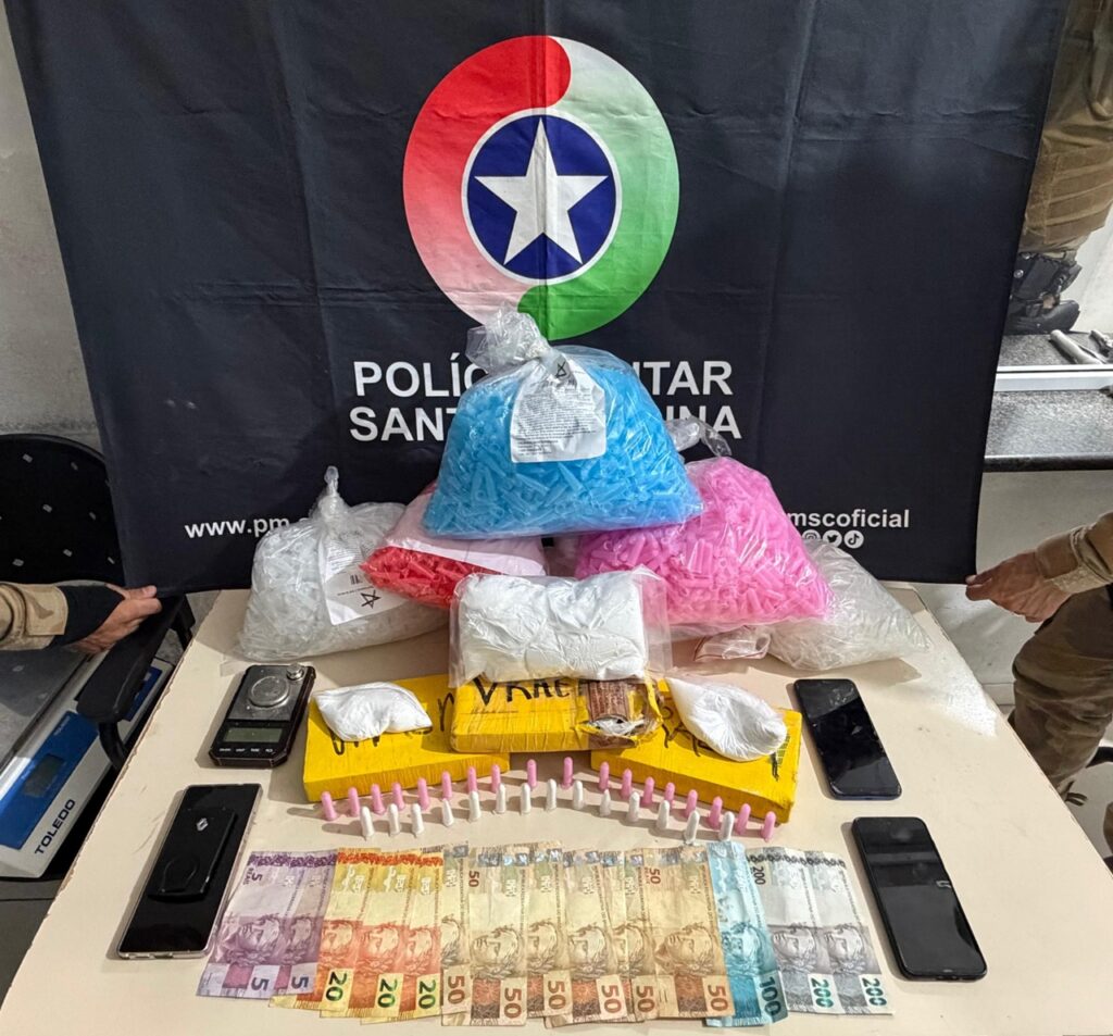 Casal é preso por controlar esquema de distribuição de drogas entre Itapema, Bombinhas e Porto Belo