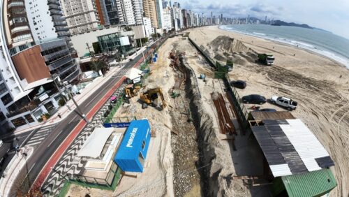 Avenida Atlântica terá bloqueios temporários para obras de reurbanização da orla em BC