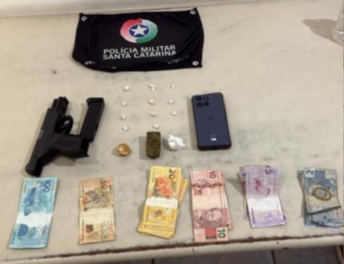Polícia Militar prende três homens por tráfico de drogas em Araranguá