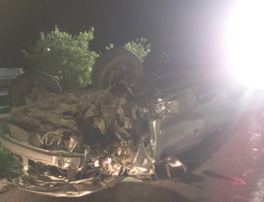 Colisão na BR-101 deixa três feridos em Criciúma