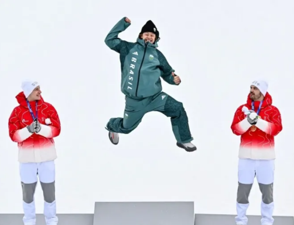 Brasil quebra barreira histórica e conquista primeiro ouro em Olimpíadas de Inverno