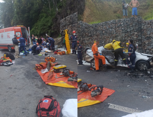 Tragédia na BR-282: Colisão entre carro argentino e veículo brasileiro deixa um morto e feridos graves