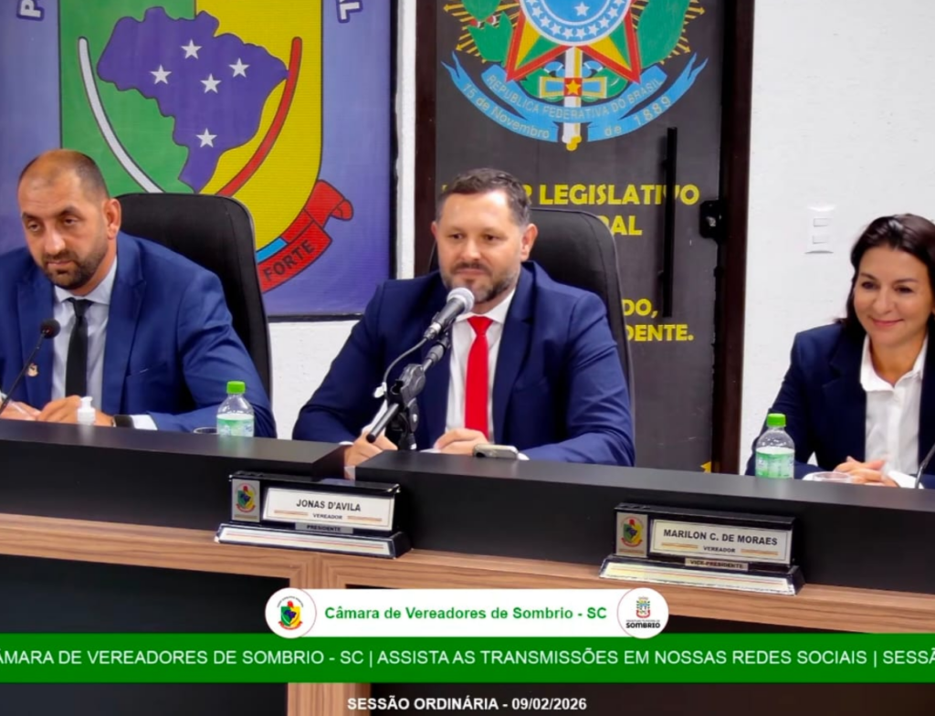 Câmara de Sombrio estreia nova transmissão ao vivo