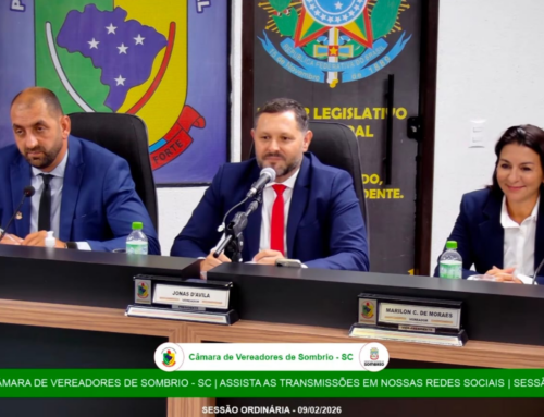 Câmara de Sombrio estreia nova transmissão ao vivo