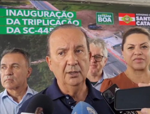 Jorginho Mello afirma que SC entregou mais estradas que o governo federal