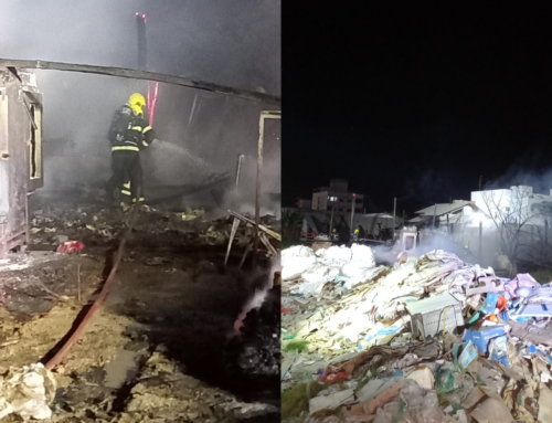 Incêndio destrói galpão comercial em Balneário Arroio do Silva